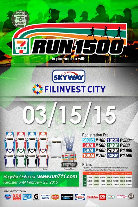 When in Manila - 7 Eleven Run1500 poster