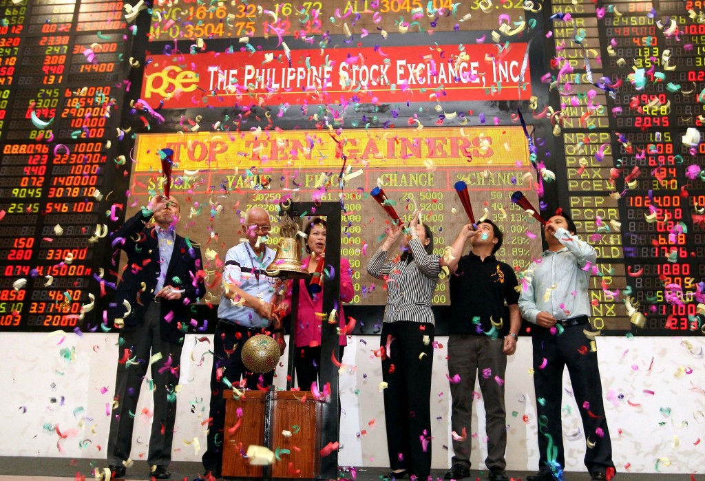 Last trading day of the year at Philippine Stock Exchange