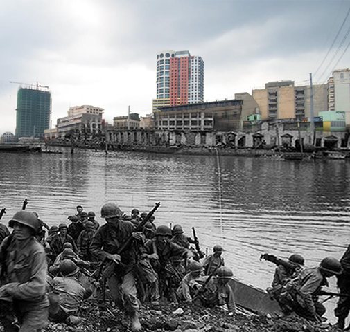 soldiers-crossing-the-pasig-river