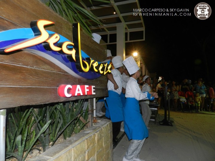 Eat and dance with the dancing chefs at Seabreeze Cafe Boracay