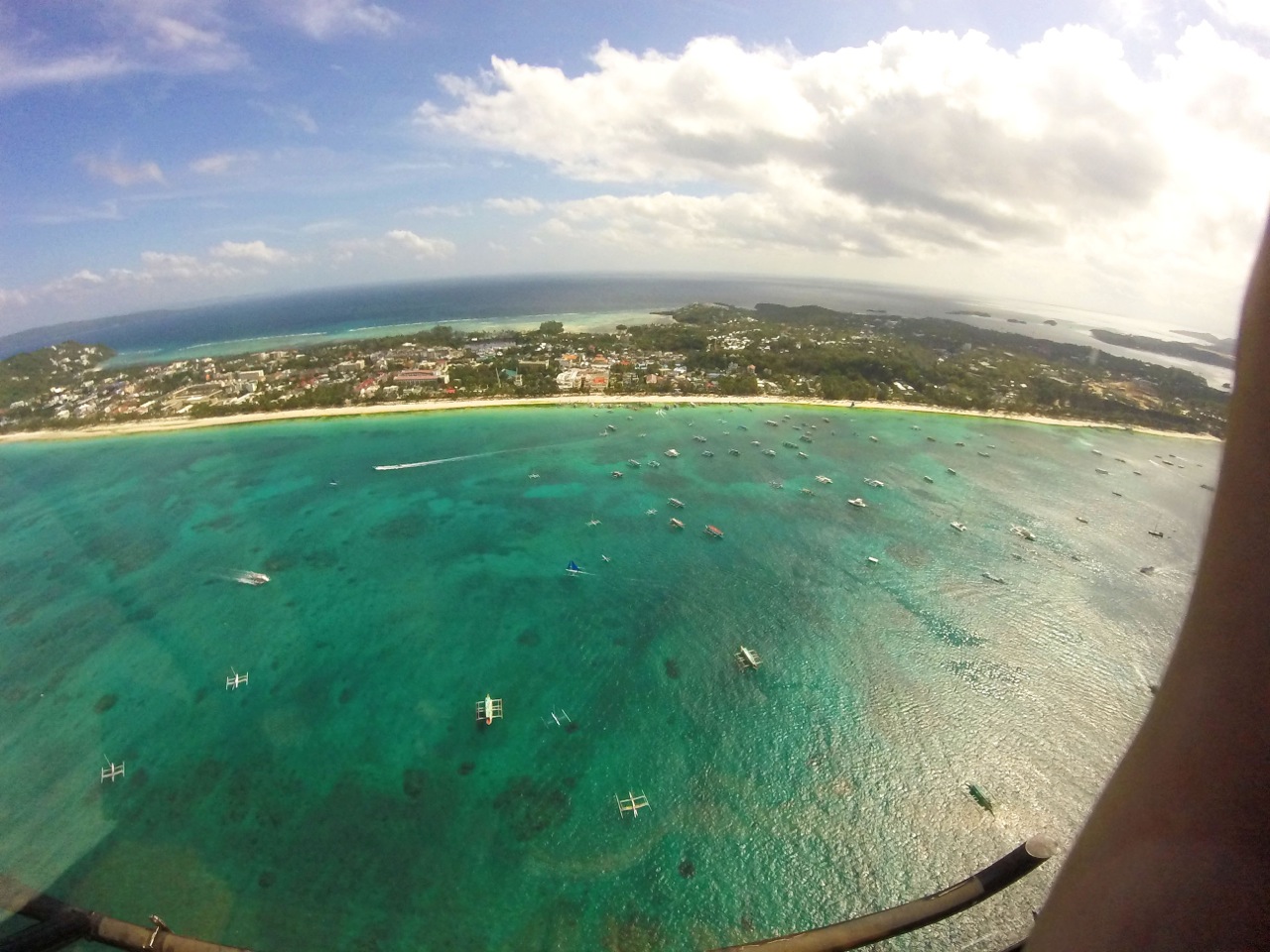Boracay from the air: The best view of the island!