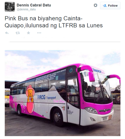 LTFRB Pink Bus (1)