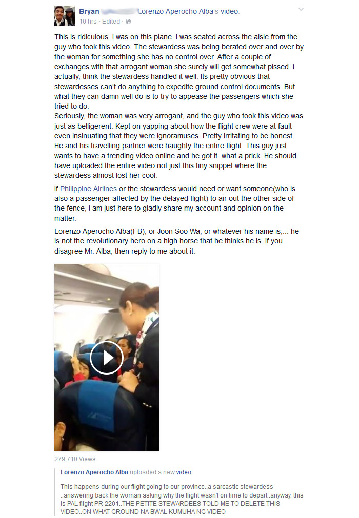 Viral Video Claims To Show Rude PAL Flight Stewardess – But Is All Really As It Seems? 1 PAL-flight-attendant2