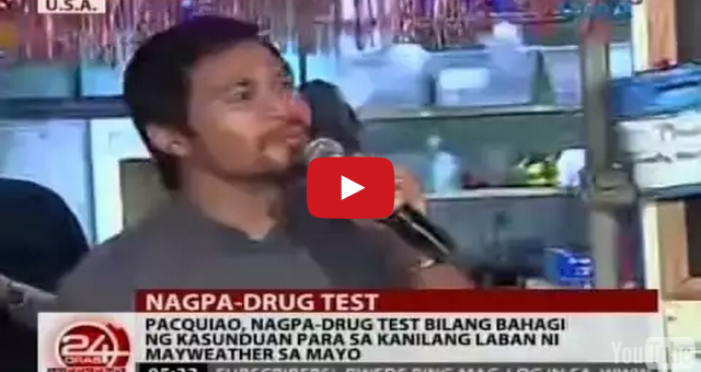 Pacquiao surprise drug testing