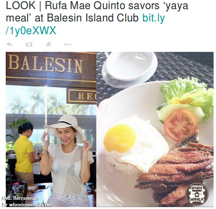 Hilarious Yaya Meal Tweets Hilarious Yaya Meal Tweets Rufe Mae Quinto