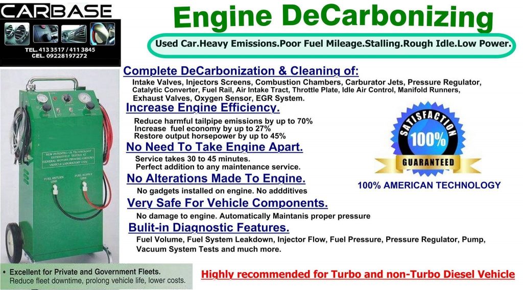 Engine DeCarbonizing Carbase's Solution To Diesel Engine Problems
