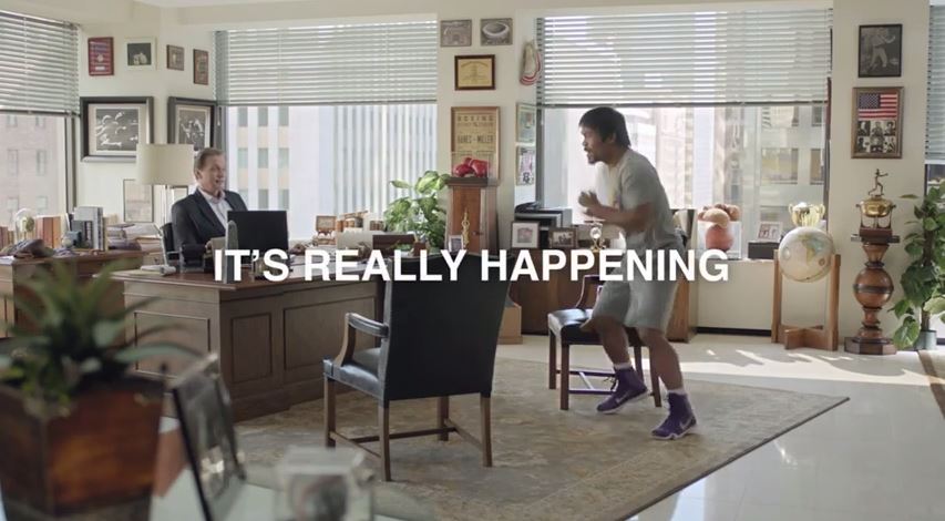 Foot Locker Releases New Pacquiao Commercial Poking Fun at Upcoming Fight