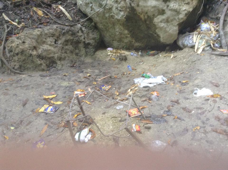 Garbage basura trash Tumalog Falls Oslob Cebu wheninmanila