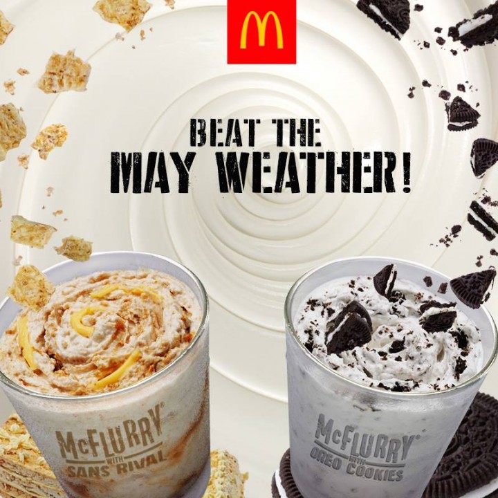 McDonalds beat the may weather