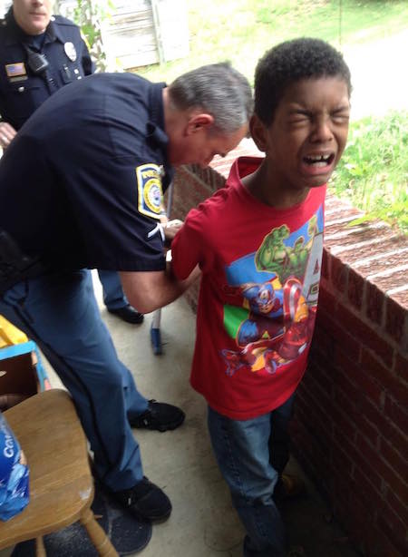 Cops arrest 10 year old boy 01