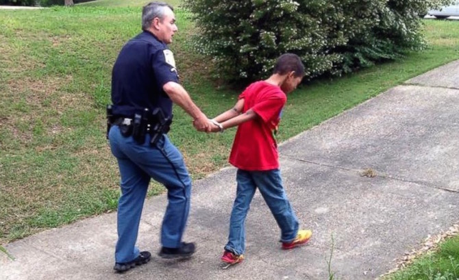 Cops arrest 10 year old boy (02)