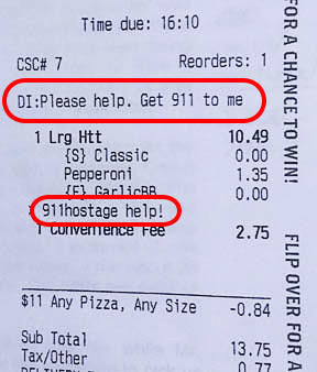 Pizza hut Delivery App Hostage 011