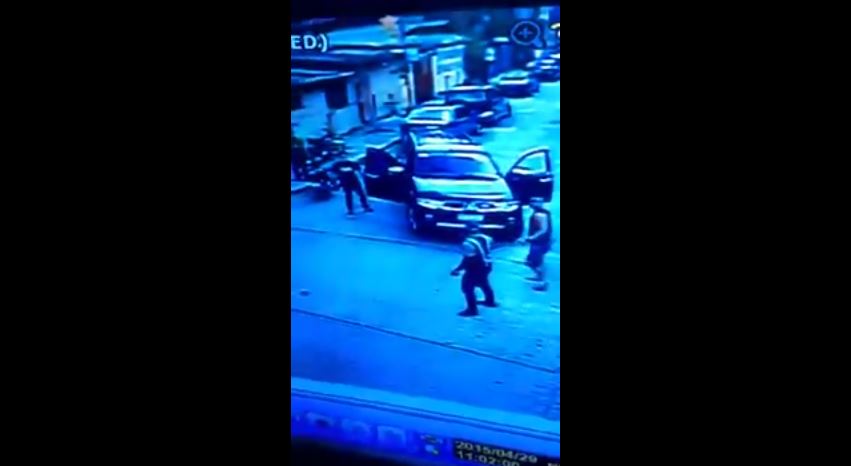 WATCH SUV Driver Attacks QC Police Officers