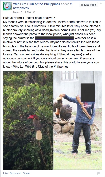 wild bird shot by relative of govt official1