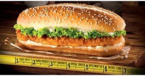 X-tra Long Things You Need in Your Life Burger King X-tra Long Chicken Burger