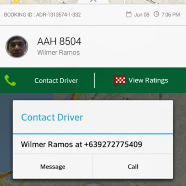 Driver returns phone