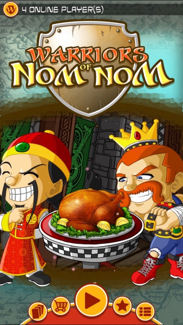 Warriors of Nom Nom! Whet Your Appetite with this New Delicious App Game! 3 Warriors of Nom Nom Filipino Apple App Game