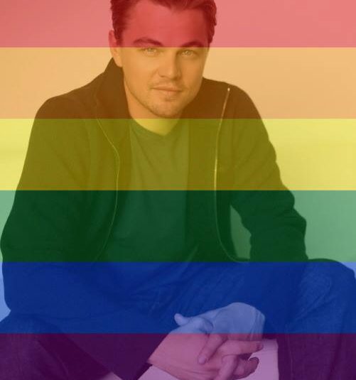 Leonardo DiCaprio Facebook Profile Picture Rainbow