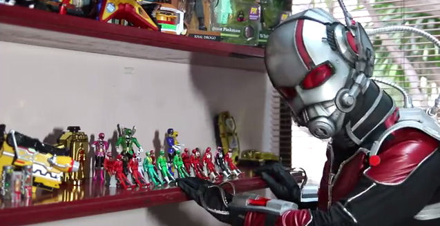 Ant-Man meets Power Rangers in Chris Cantada's latest video