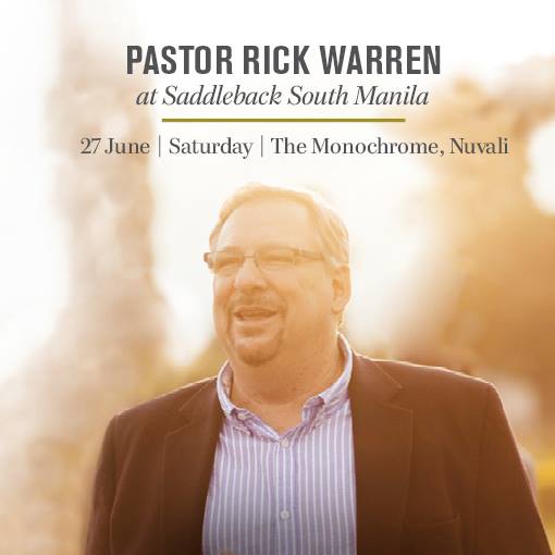 saddleback manila rick warren