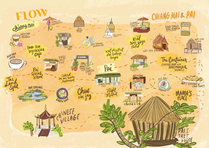 Follow the FLOW to Thailand: Yoga Retreats in Chiang Mai and Bangkok 2 Flow Retreats Flow Surf Yoga Samba Yoga Retreats in Thailand Chiang Mai and Bangkok