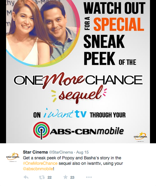 One More Chance 2 Is Happening!! 1 Star Cinema One More Chance 2