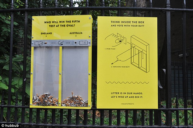 Creative Sports Voting Boxes to Stop Littering in the UK