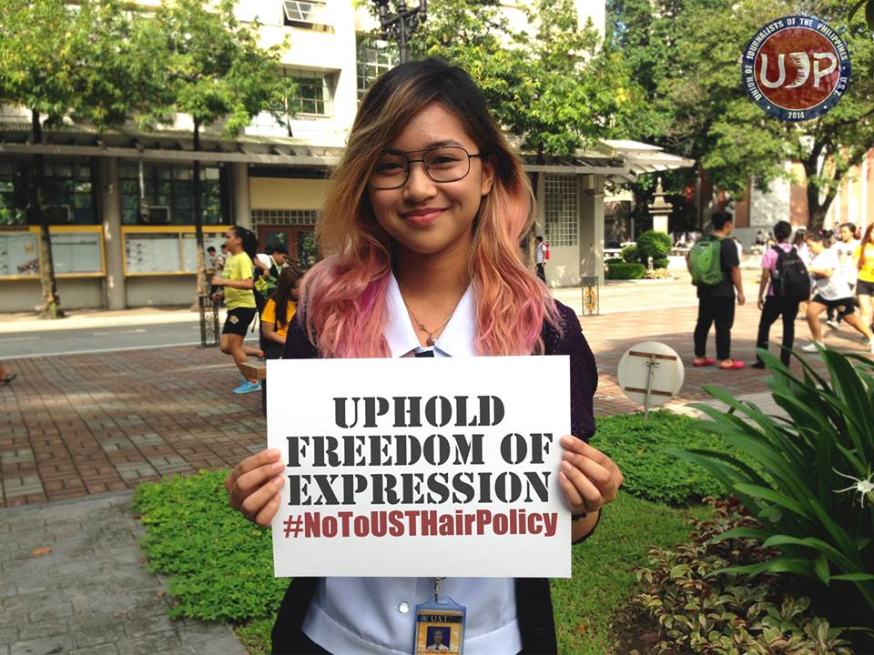 Thomasians Join Together For #NoToUSTHairPolicy 3