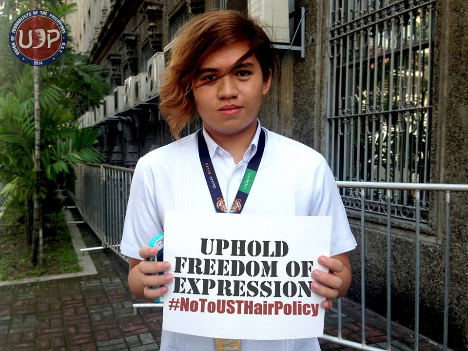 Thomasians Join Together For #NoToUSTHairPolicy 4