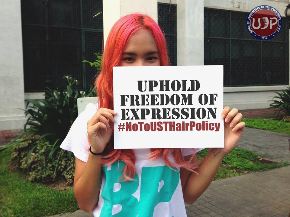 Thomasians Join Together For #NoToUSTHairPolicy 5