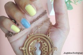fashion fandom trinkets harry potter time turner necklace