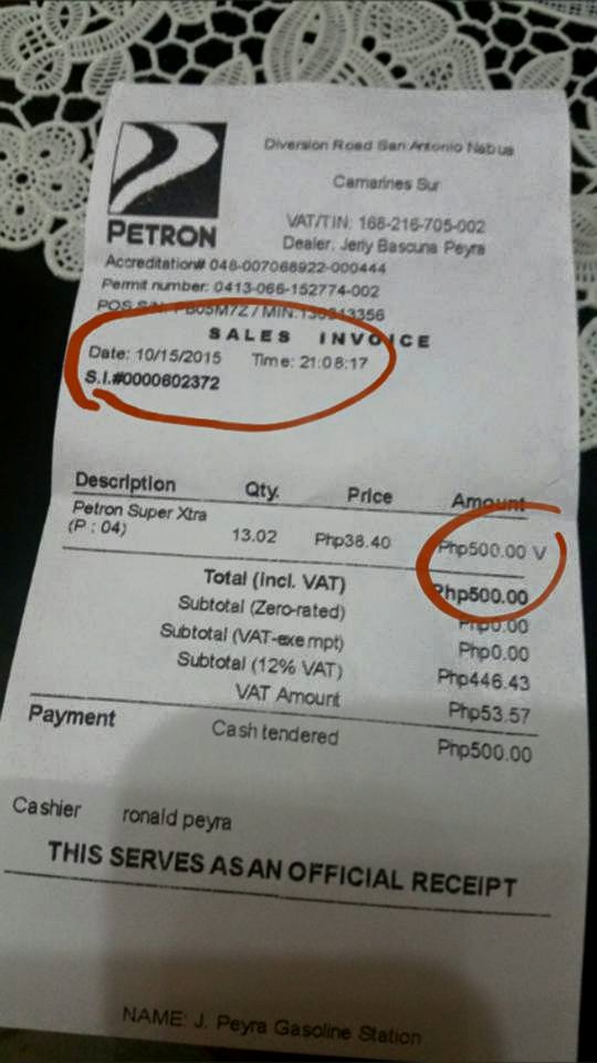 Why You Should Always Ask for a Receipt: Driver Almost Gets Tricked at Gas  Station - When In Manila