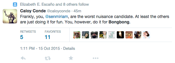 Miriam Bongbong Twitter reacts 3