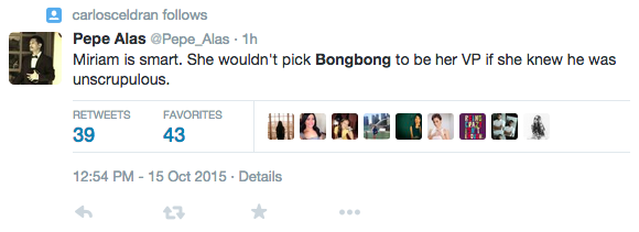 Miriam Bongbong Twitter reacts 5