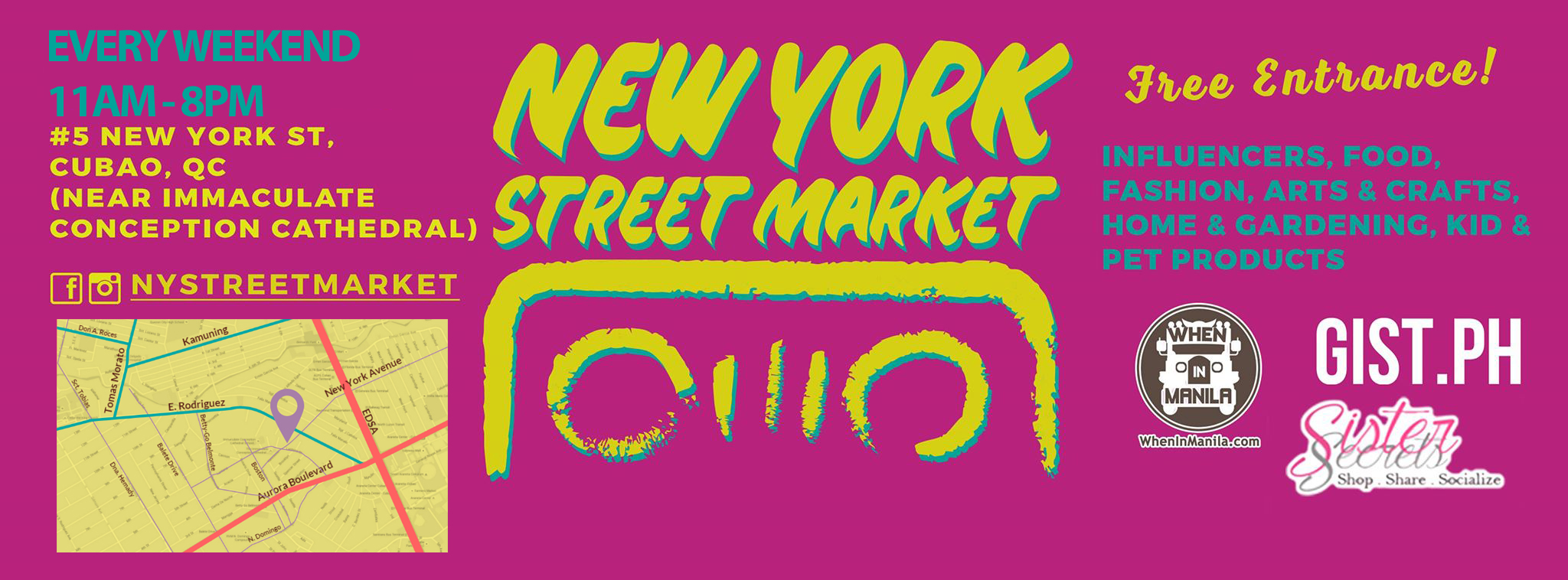 The New York Street Market Official Poster