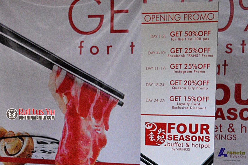 Four Seasons Hotpot and Buffet Opens in Cubao with Tons of Surprises 6 four seasons cubao grand opening (4)