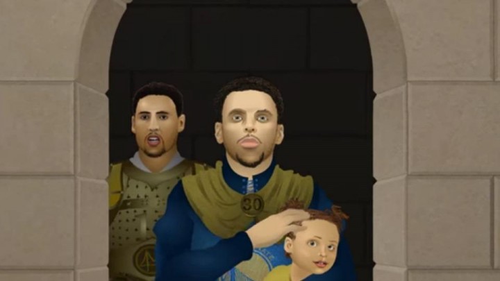 golden state warriors game of thrones spoof