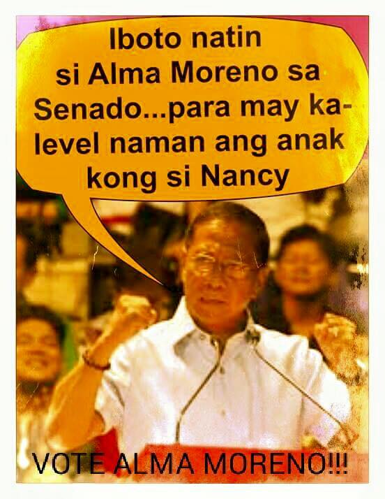 #LOL: 20 Alma Moreno Memes, Jokes and Hugots on the Internet Posted by Netizens 5 12219497_708453985956693_2595619578925085262_n