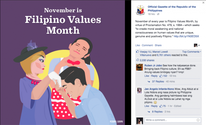 AlDub Filipino Values Month November