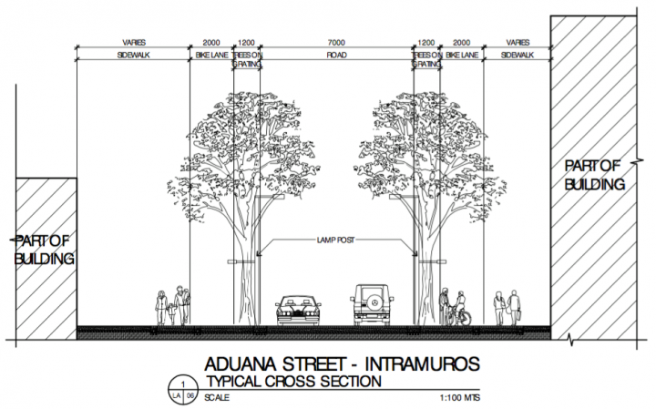 Calle Aduana design plan 1