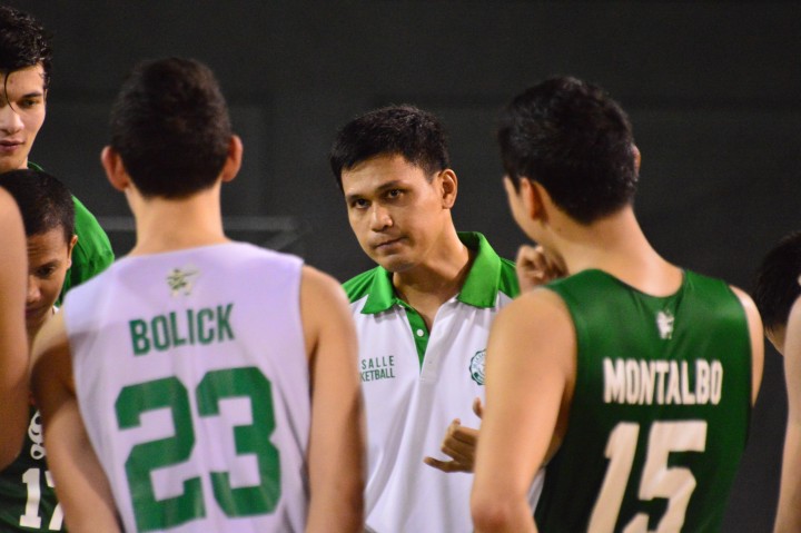 Juno Sauler DLSU coach