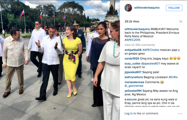 Kris Aquino President NIeto 2