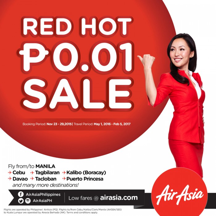 AirAsia’s Red Hot One-Centavo Seat Sale is Back! 1 Visual_redhotsale