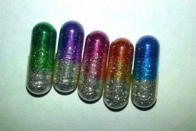 glitter pills