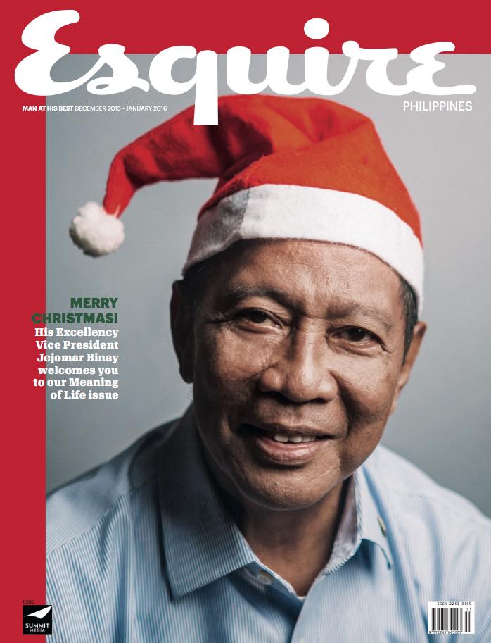 LOOK Jejomar Binay on the Cover of Esquire Magazine