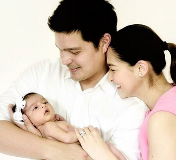 Marian Dingdong Baby Letizia first christmas photo