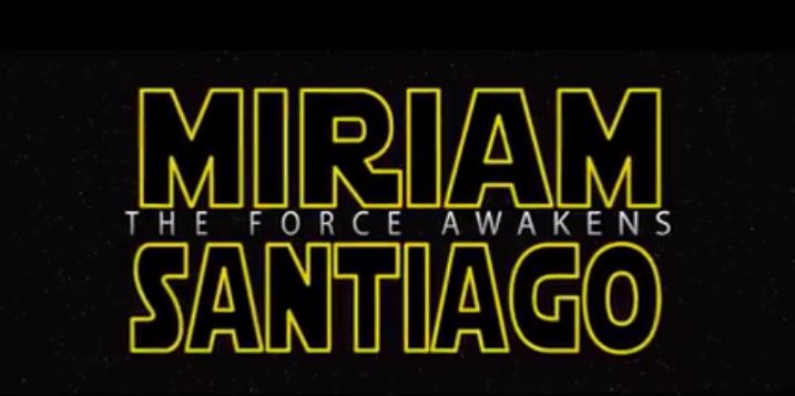 Miriam Defensor Santiago as the Jedi in Campaign Video