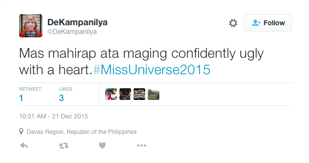 #MissUniverse2015-tweets11