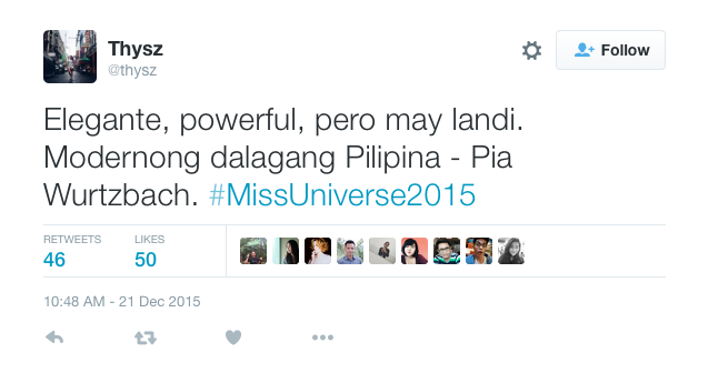#MissUniverse2015-tweets9