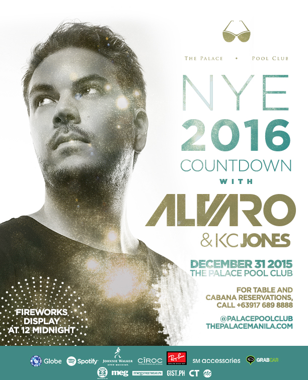 Welcome 2016 in style at The Palace! 2 POOL 2016